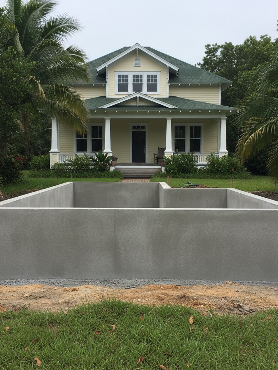 Concrete Patios completed by Allied Concrete Company in New Smyrna Beach, FL