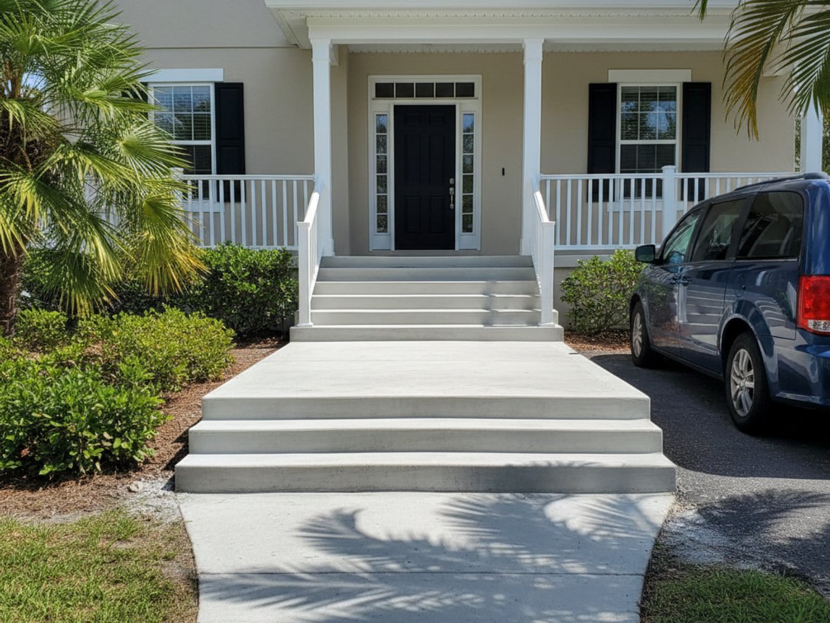 Concrete Pool Decks completed by Allied Concrete Company in Sanford, FL